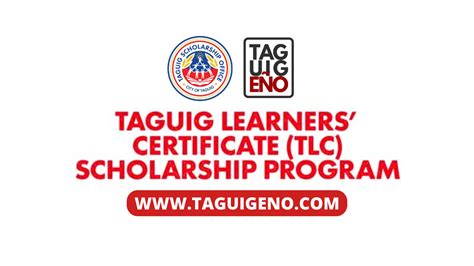taguig learners certificate|Scholarship Program – City Government of Taguig.